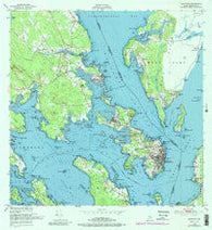 Eastport Maine Historical topographic map, 1:24000 scale, 7.5 X 7.5 Minute, Year 1949