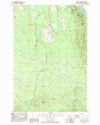 Echo Lake Maine Historical topographic map, 1:24000 scale, 7.5 X 7.5 Minute, Year 1984