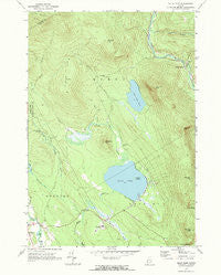 Ellis Pond Maine Historical topographic map, 1:24000 scale, 7.5 X 7.5 Minute, Year 1968
