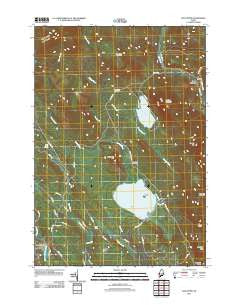 Ellis Pond Maine Historical topographic map, 1:24000 scale, 7.5 X 7.5 Minute, Year 2011