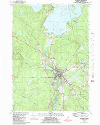 Ellsworth Maine Historical topographic map, 1:24000 scale, 7.5 X 7.5 Minute, Year 1981