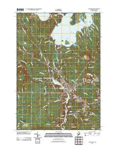 Ellsworth Maine Historical topographic map, 1:24000 scale, 7.5 X 7.5 Minute, Year 2011