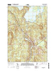 Ellsworth Maine Current topographic map, 1:24000 scale, 7.5 X 7.5 Minute, Year 2014