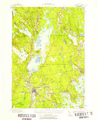 Ellsworth Maine Historical topographic map, 1:62500 scale, 15 X 15 Minute, Year 1940