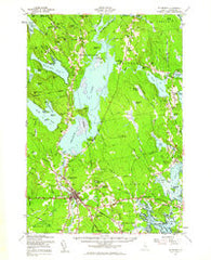 Ellsworth Maine Historical topographic map, 1:62500 scale, 15 X 15 Minute, Year 1957