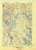 Ellsworth Maine Historical topographic map, 1:62500 scale, 15 X 15 Minute, Year 1911