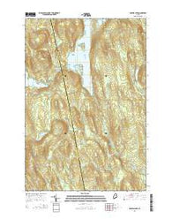 Endless Lake Maine Current topographic map, 1:24000 scale, 7.5 X 7.5 Minute, Year 2014