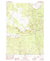 Epping Maine Historical topographic map, 1:24000 scale, 7.5 X 7.5 Minute, Year 1984