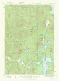 Errol New Hampshire Historical topographic map, 1:62500 scale, 15 X 15 Minute, Year 1930