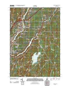 Fairfield Maine Historical topographic map, 1:24000 scale, 7.5 X 7.5 Minute, Year 2011