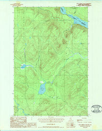 Falls Brook Lake Maine Historical topographic map, 1:24000 scale, 7.5 X 7.5 Minute, Year 1987