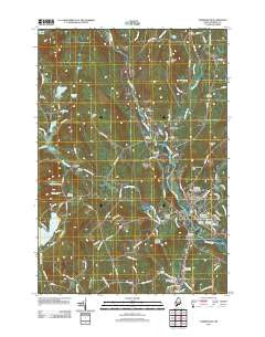 Farmington Maine Historical topographic map, 1:24000 scale, 7.5 X 7.5 Minute, Year 2011