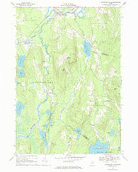 Farmington Falls Maine Historical topographic map, 1:24000 scale, 7.5 X 7.5 Minute, Year 1968