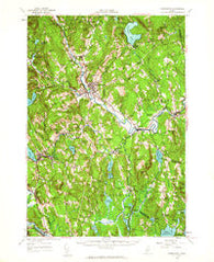 Farmington Maine Historical topographic map, 1:62500 scale, 15 X 15 Minute, Year 1956