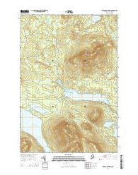 Farrar Mountain Maine Current topographic map, 1:24000 scale, 7.5 X 7.5 Minute, Year 2014