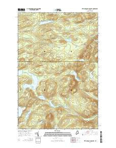 Fifth Musquacook Lake Maine Current topographic map, 1:24000 scale, 7.5 X 7.5 Minute, Year 2014