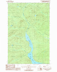 First Musquacook Lake Maine Historical topographic map, 1:24000 scale, 7.5 X 7.5 Minute, Year 1986