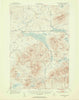 First Roach Pond Maine Historical topographic map, 1:62500 scale, 15 X 15 Minute, Year 1952