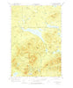 First Roach Pond Maine Historical topographic map, 1:62500 scale, 15 X 15 Minute, Year 1952