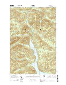First Musquacook Lake Maine Current topographic map, 1:24000 scale, 7.5 X 7.5 Minute, Year 2014