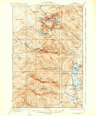 Fish River Lake Maine Historical topographic map, 1:62500 scale, 15 X 15 Minute, Year 1935