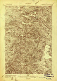 Fish River Lake Maine Historical topographic map, 1:48000 scale, 15 X 15 Minute, Year 1931