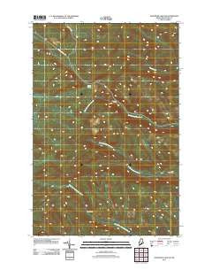 Fish River Lake SW Maine Historical topographic map, 1:24000 scale, 7.5 X 7.5 Minute, Year 2011