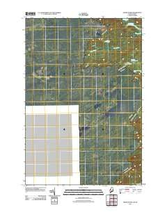 Fisher Ponds Maine Historical topographic map, 1:24000 scale, 7.5 X 7.5 Minute, Year 2011