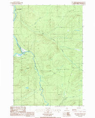 Five Finger Brook Maine Historical topographic map, 1:24000 scale, 7.5 X 7.5 Minute, Year 1986