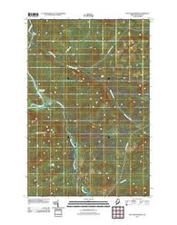 Five Finger Brook Maine Historical topographic map, 1:24000 scale, 7.5 X 7.5 Minute, Year 2011