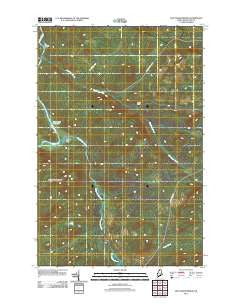 Five Finger Brook Maine Historical topographic map, 1:24000 scale, 7.5 X 7.5 Minute, Year 2011