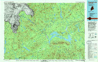 Flagstaff Lake Maine Historical topographic map, 1:100000 scale, 30 X 60 Minute, Year 1994