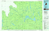 Flagstaff Lake Maine Historical topographic map, 1:100000 scale, 30 X 60 Minute, Year 1986