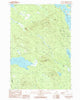 Fletcher Peak Maine Historical topographic map, 1:24000 scale, 7.5 X 7.5 Minute, Year 1990
