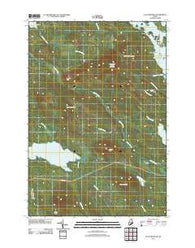Fletcher Peak Maine Historical topographic map, 1:24000 scale, 7.5 X 7.5 Minute, Year 2011