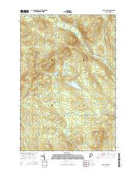 Foley Pond Maine Current topographic map, 1:24000 scale, 7.5 X 7.5 Minute, Year 2014