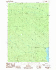 Fool Brook Maine Historical topographic map, 1:24000 scale, 7.5 X 7.5 Minute, Year 1986
