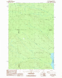 Fool Brook Maine Historical topographic map, 1:24000 scale, 7.5 X 7.5 Minute, Year 1986