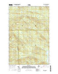 Fool Brook Maine Current topographic map, 1:24000 scale, 7.5 X 7.5 Minute, Year 2014
