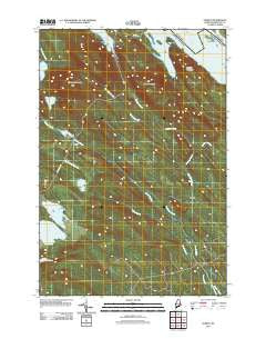 Forest Maine Historical topographic map, 1:24000 scale, 7.5 X 7.5 Minute, Year 2011