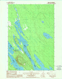 Forest City Maine Historical topographic map, 1:24000 scale, 7.5 X 7.5 Minute, Year 1988