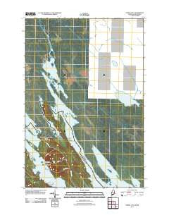 Forest City Maine Historical topographic map, 1:24000 scale, 7.5 X 7.5 Minute, Year 2011