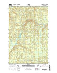 Forks of Machias Maine Current topographic map, 1:24000 scale, 7.5 X 7.5 Minute, Year 2014