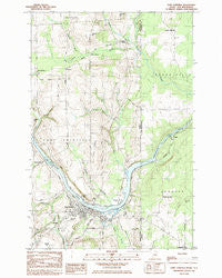 Fort Fairfield Maine Historical topographic map, 1:24000 scale, 7.5 X 7.5 Minute, Year 1984