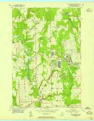 Fort Fairfield NW Maine Historical topographic map, 1:24000 scale, 7.5 X 7.5 Minute, Year 1953