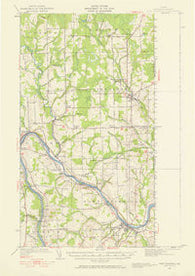 Fort Fairfield Maine Historical topographic map, 1:62500 scale, 15 X 15 Minute, Year 1951