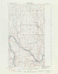 Fort Fairfield Maine Historical topographic map, 1:62500 scale, 15 X 15 Minute, Year 1951