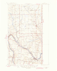Fort Fairfield Maine Historical topographic map, 1:62500 scale, 15 X 15 Minute, Year 1933