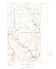 Fort Fairfield Maine Historical topographic map, 1:62500 scale, 15 X 15 Minute, Year 1951