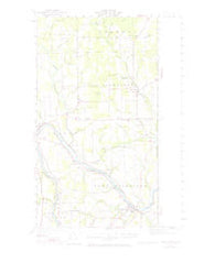 Fort Fairfield Maine Historical topographic map, 1:62500 scale, 15 X 15 Minute, Year 1951